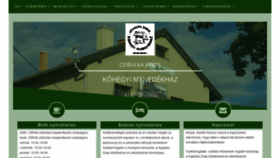 What Kohegyihaz.hu website looked like in 2020 (5 years ago)