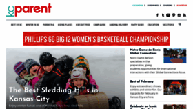 What Kcparent.com website looked like in 2020 (5 years ago)