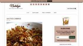 What Kitchennostalgia.com website looked like in 2020 (4 years ago)