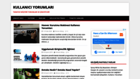 What Kullaniciyorumlari.org website looked like in 2020 (4 years ago)