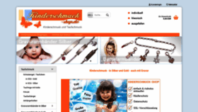 What Kinderschmuck-shop.de website looked like in 2020 (4 years ago)