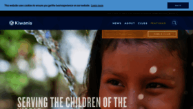 What Kiwanisone.org website looked like in 2020 (4 years ago)