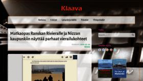 What Klaava.fi website looked like in 2020 (4 years ago)