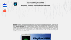 What Kingrootdownload.com website looked like in 2020 (4 years ago)