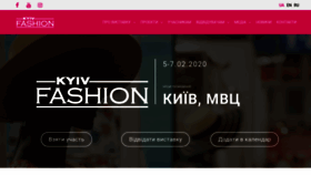 What Kyivfashion.kiev.ua website looked like in 2020 (4 years ago)