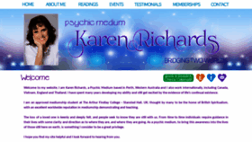 What Karenrichards.com.au website looked like in 2020 (4 years ago)