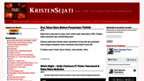 What Kristensejati.com website looked like in 2020 (4 years ago)