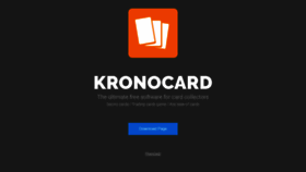 What Kronocard.com website looked like in 2020 (4 years ago)