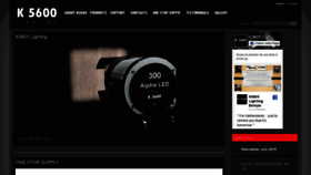 What K5600lighting.com website looked like in 2020 (4 years ago)