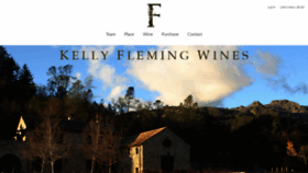 What Kellyflemingwines.com website looked like in 2020 (4 years ago)