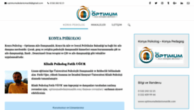 What Konya-psikolog.com website looked like in 2020 (4 years ago)