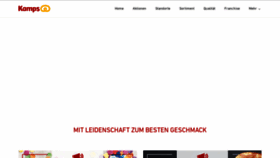 What Kamps.de website looked like in 2020 (4 years ago)