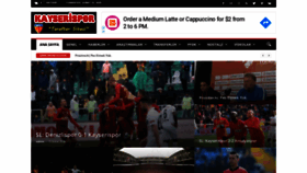 What Kayserispor.org website looked like in 2020 (4 years ago)