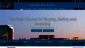 What Kimhillrealestate.com website looked like in 2020 (4 years ago)