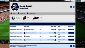 What Keepsporthonest.net website looked like in 2020 (4 years ago)