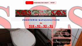 What Kanalizacja.szczecin.pl website looked like in 2020 (4 years ago)