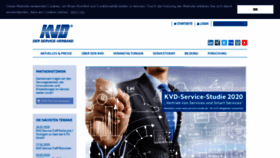 What Kvd.de website looked like in 2020 (4 years ago)