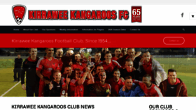 What Kirraweekangaroos.com.au website looked like in 2020 (4 years ago)