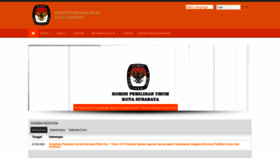 What Kpu-surabayakota.go.id website looked like in 2020 (4 years ago)