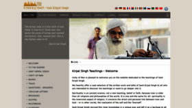 What Kirpalsingh-teachings.org website looked like in 2020 (4 years ago)
