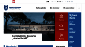 What Ka.edu.pl website looked like in 2020 (4 years ago)