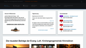 What Kirchengemeinde-himmelkron.de website looked like in 2020 (4 years ago)