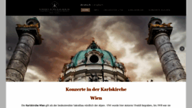 What Konzert-wien.info website looked like in 2020 (4 years ago)
