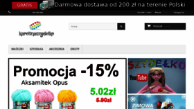 What Karolinaszydelko.pl website looked like in 2020 (4 years ago)