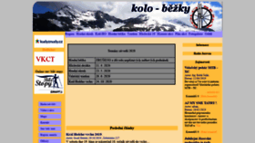What Kolo-bezky.cz website looked like in 2020 (4 years ago)