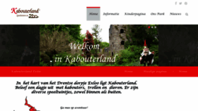 What Kabouterland.nl website looked like in 2020 (4 years ago)