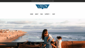 What Keenz.us website looked like in 2020 (5 years ago)