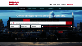 What Knightfrank.co.uk website looked like in 2020 (4 years ago)