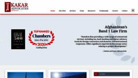 What Kakaradvocates.com website looked like in 2020 (5 years ago)