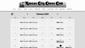 What Kansascitychessclub.com website looked like in 2020 (4 years ago)