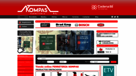 What Kompas.es website looked like in 2020 (4 years ago)