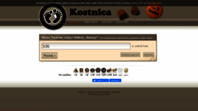 What Kostnica.eu website looked like in 2020 (4 years ago)