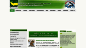 What Kpese.gov.pk website looked like in 2020 (4 years ago)