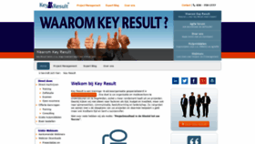 What Keyresult.nl website looked like in 2020 (4 years ago)