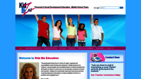 What Kidzbiz.edu.au website looked like in 2020 (4 years ago)