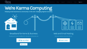 What Karmacomputing.co.uk website looked like in 2020 (4 years ago)