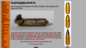 What Kupferjagdgeschoss.de website looked like in 2020 (4 years ago)