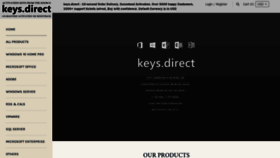 What Keys.direct website looked like in 2020 (4 years ago)