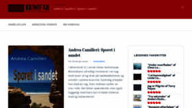 What Krimifan.dk website looked like in 2020 (4 years ago)