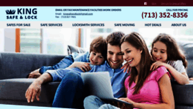 What Kingsafeandlock.com website looked like in 2020 (5 years ago)