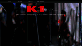What K1-archery.com website looked like in 2020 (4 years ago)