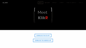 What Klikr.mobi website looked like in 2020 (4 years ago)