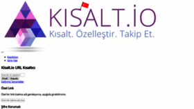 What Kisalt.io website looked like in 2020 (5 years ago)
