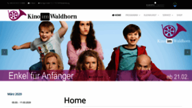 What Kinowaldhorn.de website looked like in 2020 (4 years ago)