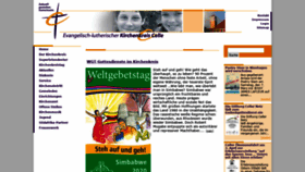 What Kirche-celle.de website looked like in 2020 (4 years ago)