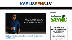 What Karlissens.lv website looked like in 2020 (4 years ago)